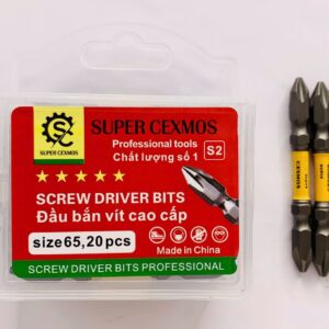 Đầu bắn vít chống trượt Super Cexmos 65mm (hộp 20)