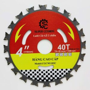 Lưỡi cắt gỗ 2 chiều Super Cexmos 4" 40T